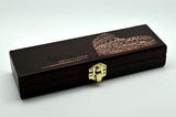 Straight Razor Container Rose Wood