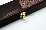 Straight Razor Container Rose Wood