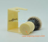 Finest Badger Hair Shaving Brush Carved Logo