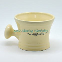 White Ceramic Shaving Mug