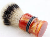 Manchuria Silvertip Badger Hair Brush w/ Mixed Color Handle