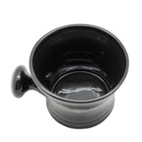 Black Ceramic Shaving Mug