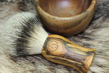 Shaving Set/Kit Pure Silvertip Badger Shaving Brush with Mug Ebony Wood