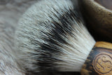Shaving Set/Kit Pure Silvertip Badger Shaving Brush with Mug Ebony Wood