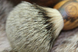 Pure Silvertip Badger Shaving Brush with Mug Ebony Wood