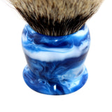 40MM 2 Band Finest Badger Hair Shaving Brush Ocean Camouflage Handle