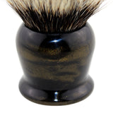 40MM 2 Band Finest Badger Hair Shaving Brush w/ Faux Golden Handle